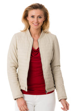 Women's jacket GOODIE LIGHT BEIGE 514 - Image n°3