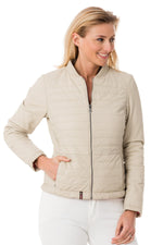 Women's jacket GOODIE LIGHT BEIGE 514 - Image n°1