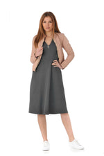 Nude round neck leather - Image n°4