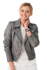 Gray sheepskin perfecto - Image n°1