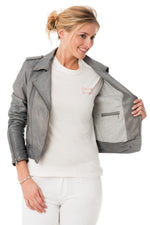 Gray sheepskin perfecto - Image n°4