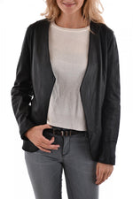  Oakwood jacket in black sheepskin - Image n°1