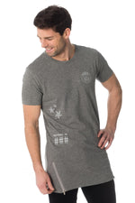 Neymar Jr gray long t-shirt - Image n°1