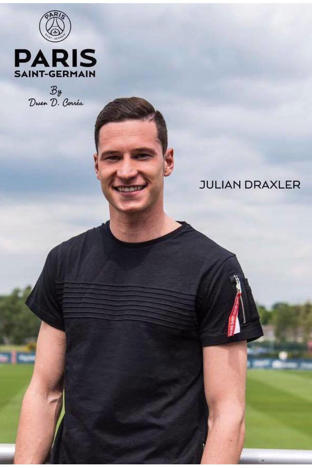 PSG black Julian Draxler t-shirt - Image n°2