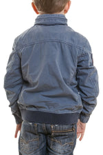 Pepe Jeans children's blue textile jacket - Image n°3