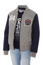 Children's Redskins Teddy in blue and gray cotton - Image n°1
