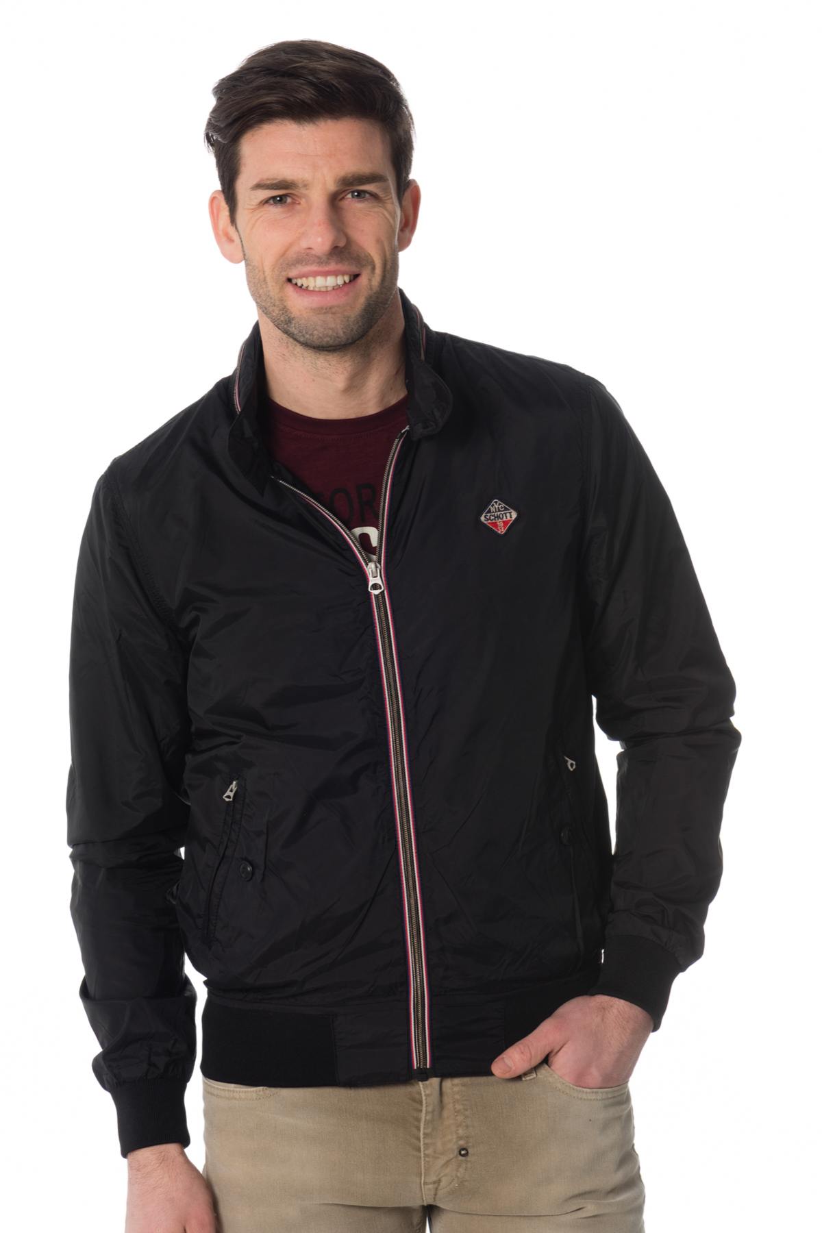 Fine and light black Schott jacket - Image n°1