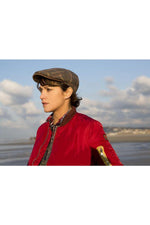 Women's burgundy nylon bombers - Image n°4