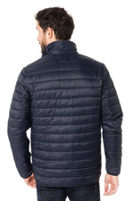 Schott men's navy blue down jacket - Image n°6