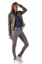 SCHOTT women's perfecto in brown leather - Image n°3