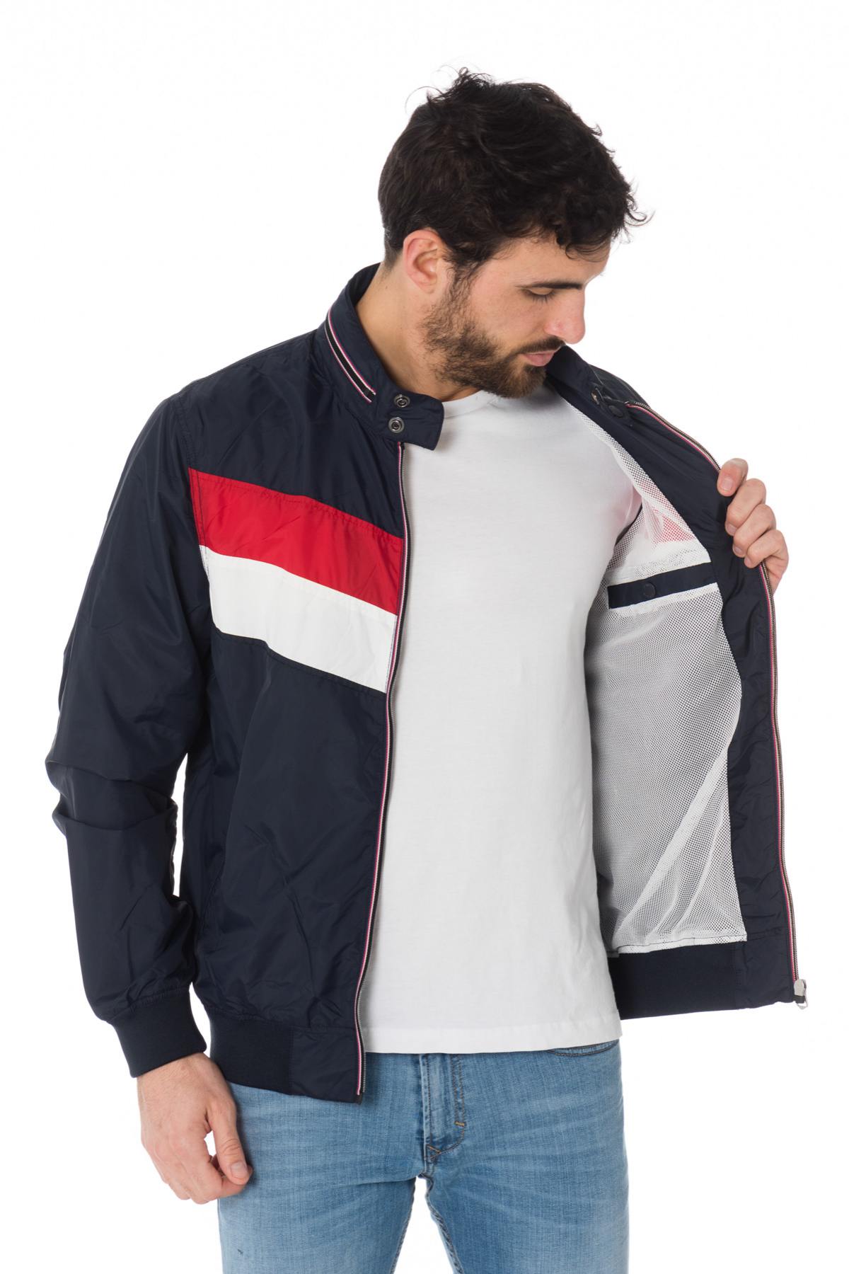 Tricolor windbreaker jacket for men - Image n°8