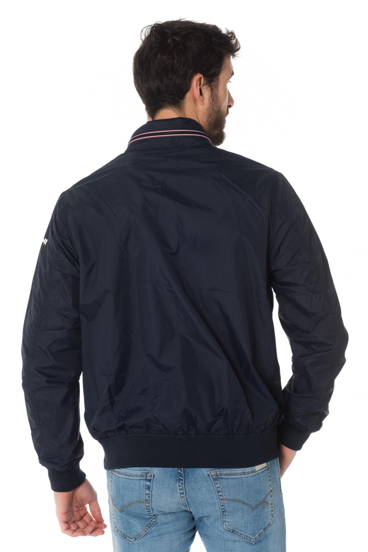 Tricolor windbreaker jacket for men - Image n°9