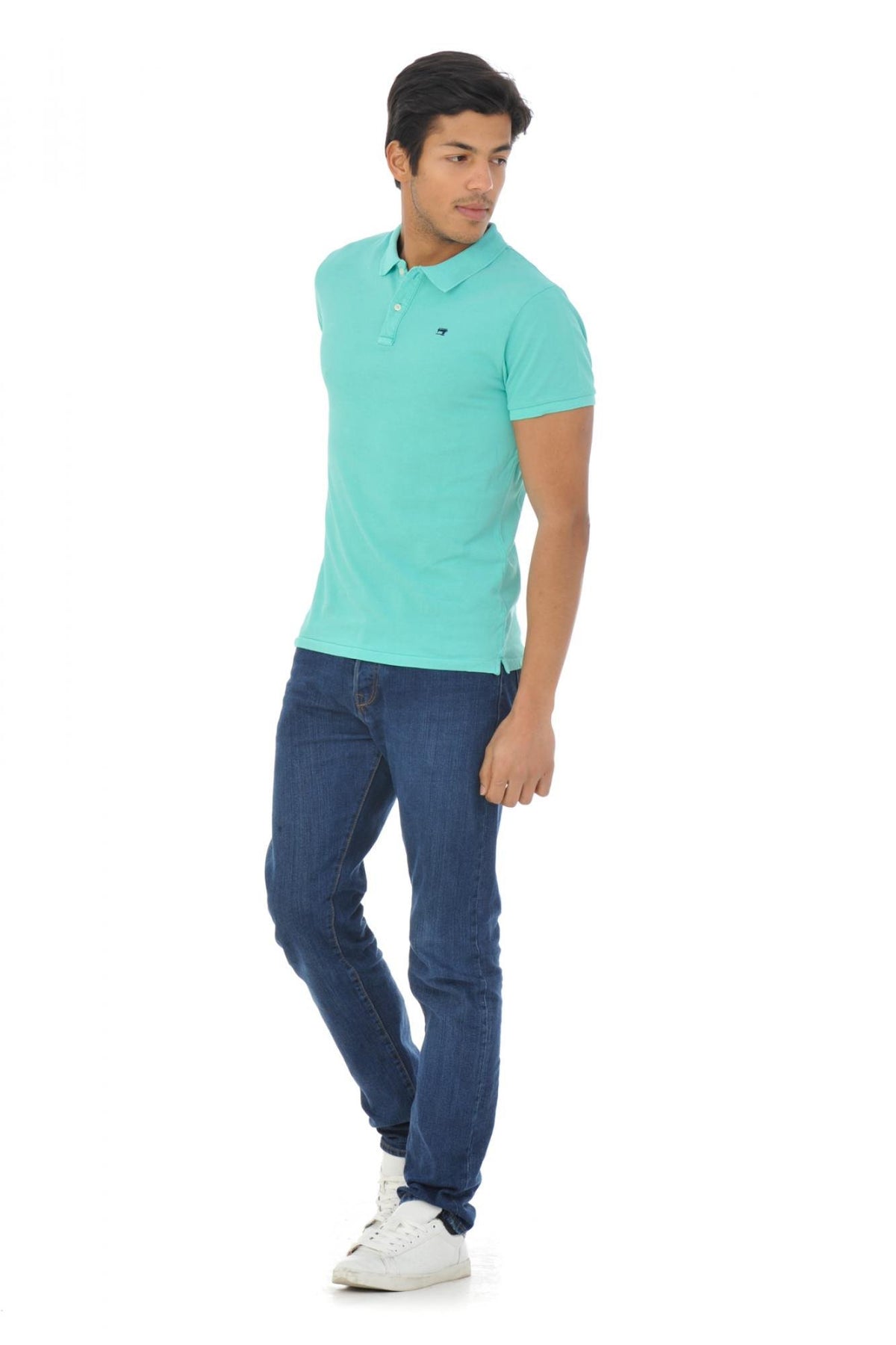 Scotch & soda green summer polo shirt - Image n°2