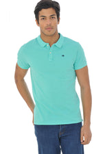 Scotch & soda green summer polo shirt - Image n°1