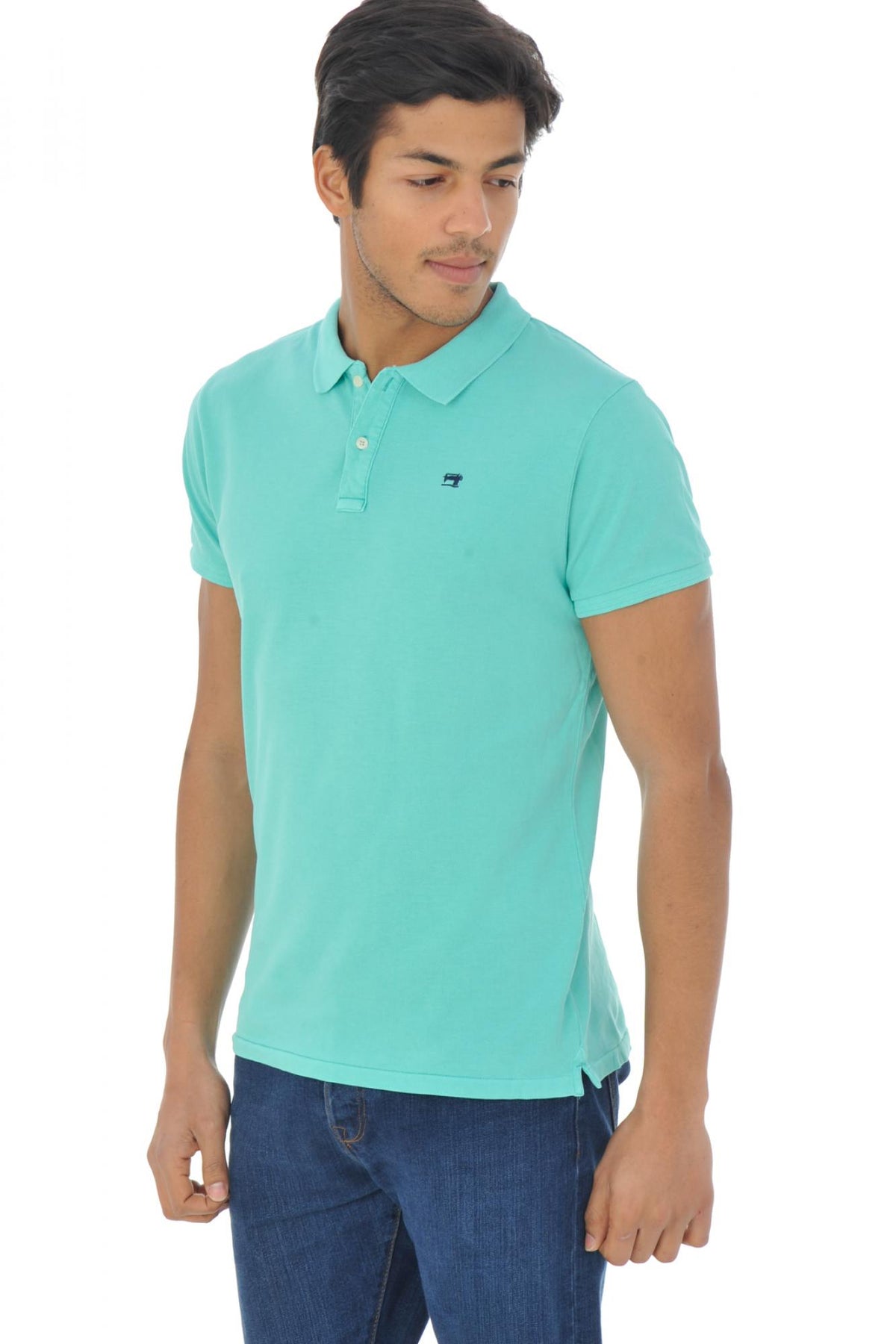 Scotch & soda green summer polo shirt - Image n°3