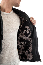 Scotch and Soda Black Leather Jacket for Men - Image n°5