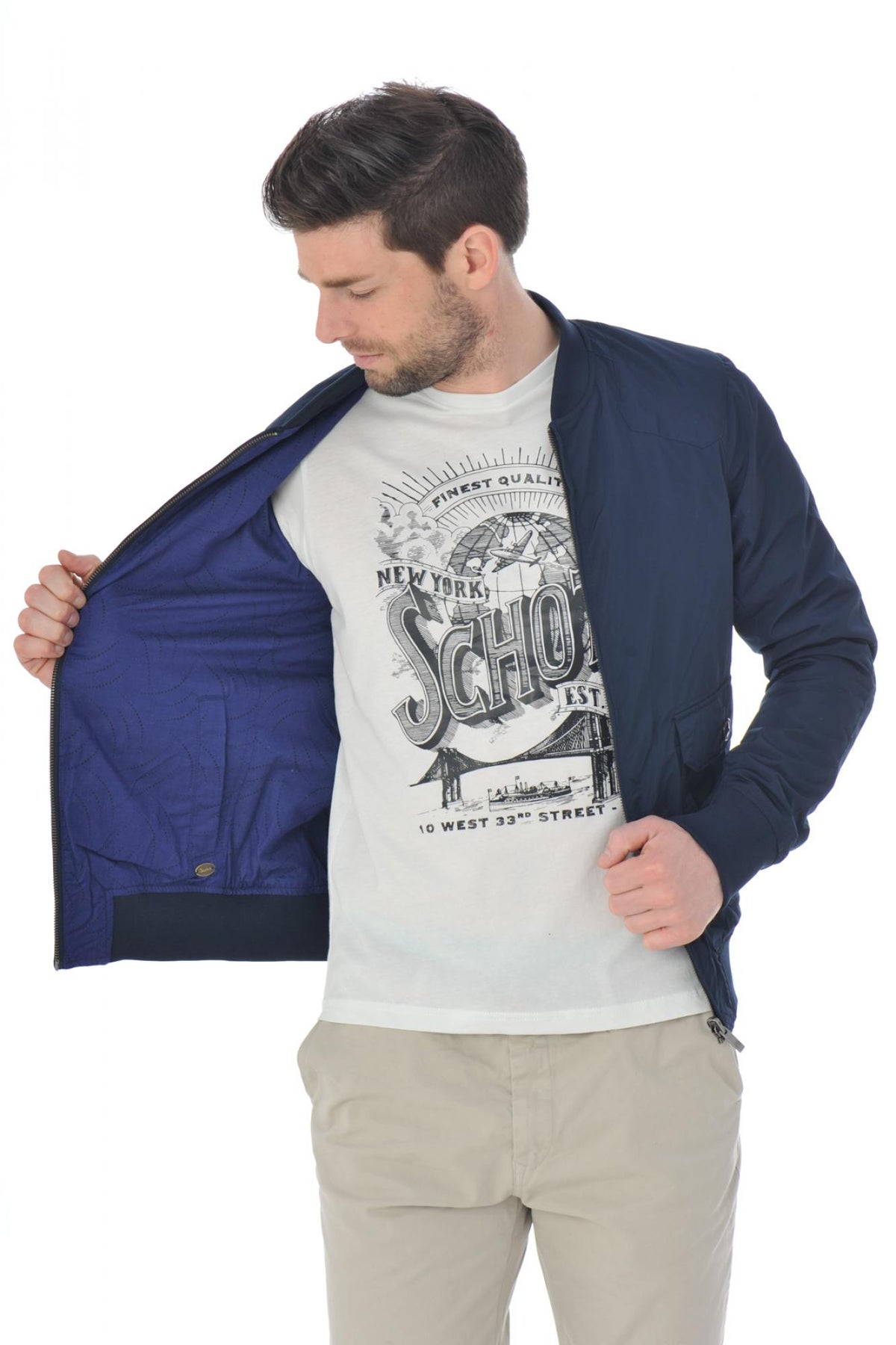 Scotch and Soda blue reversible jacket - Image n°7