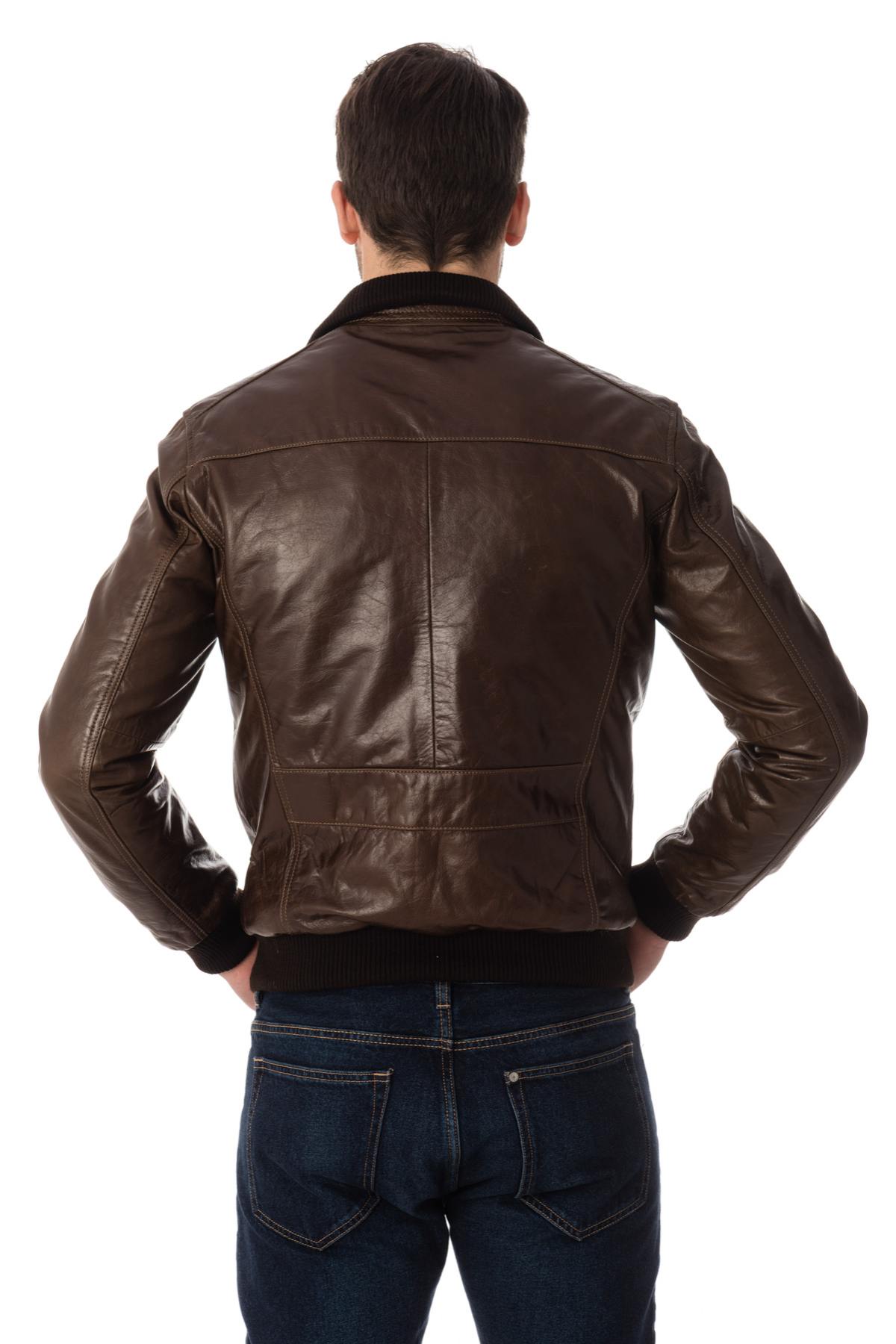 Men's buffalo leather jacket - Image n°4