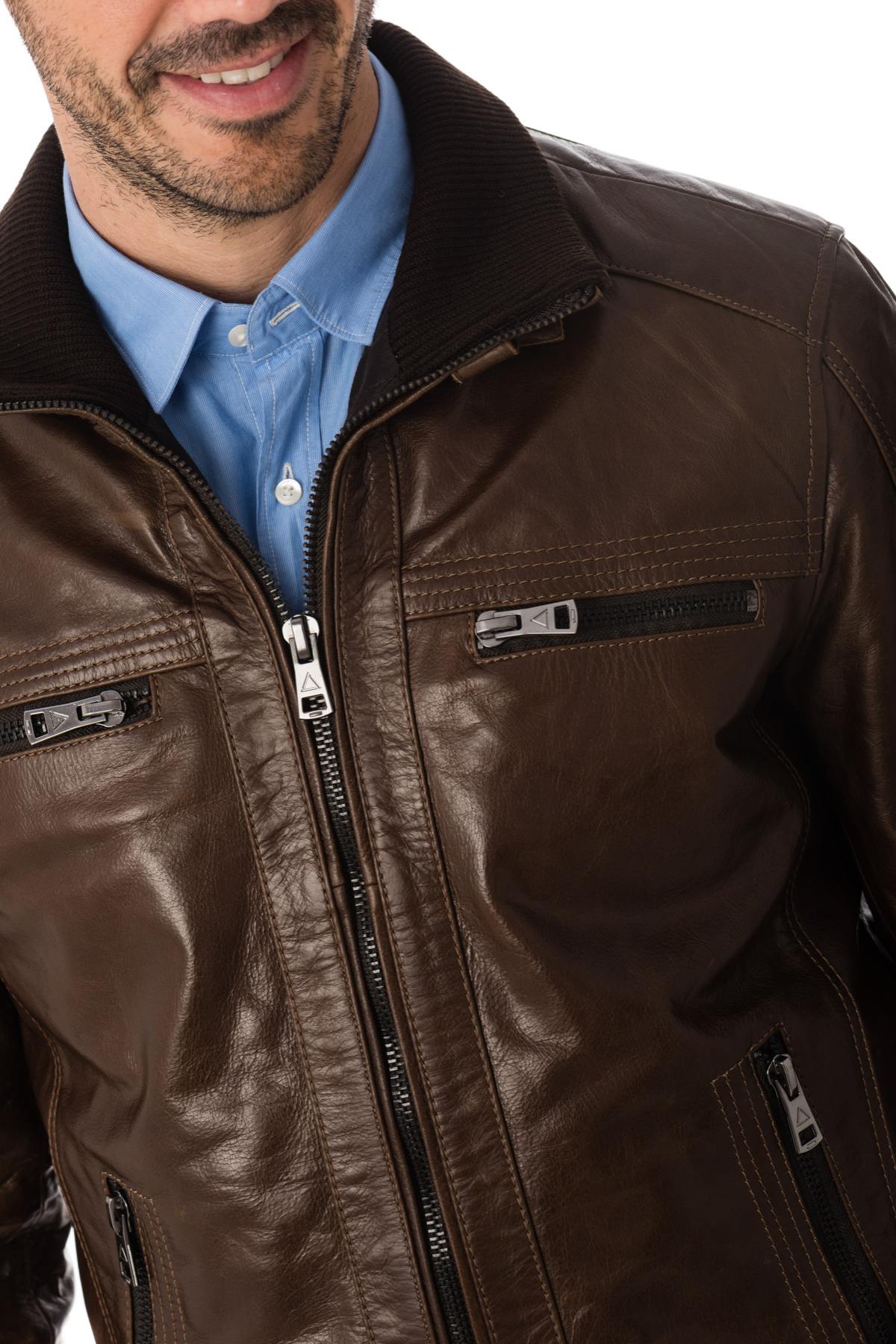 Men's buffalo leather jacket - Image n°6