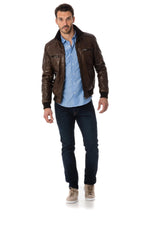Men's buffalo leather jacket - Image n°2