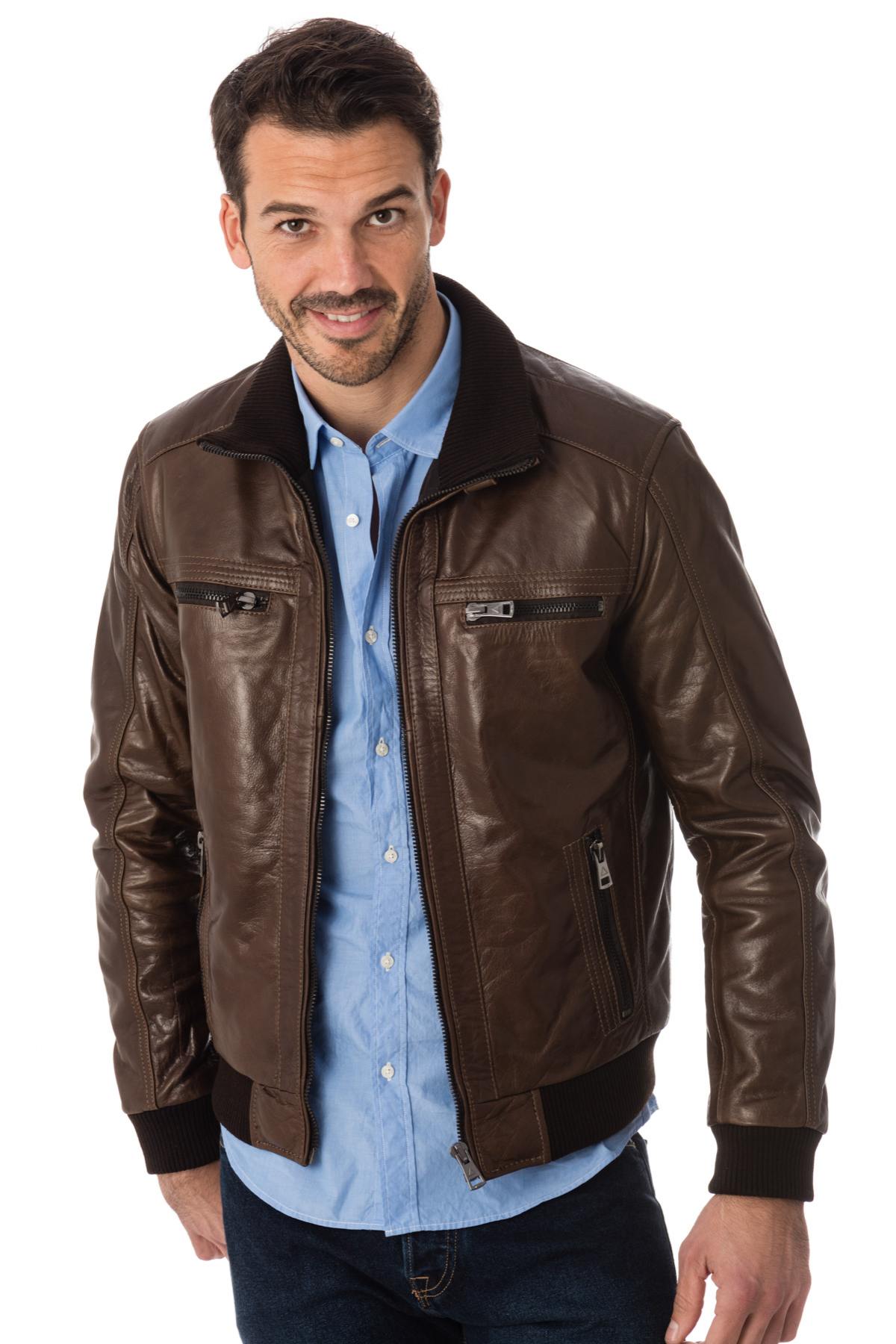 Men's buffalo leather jacket - Image n°3