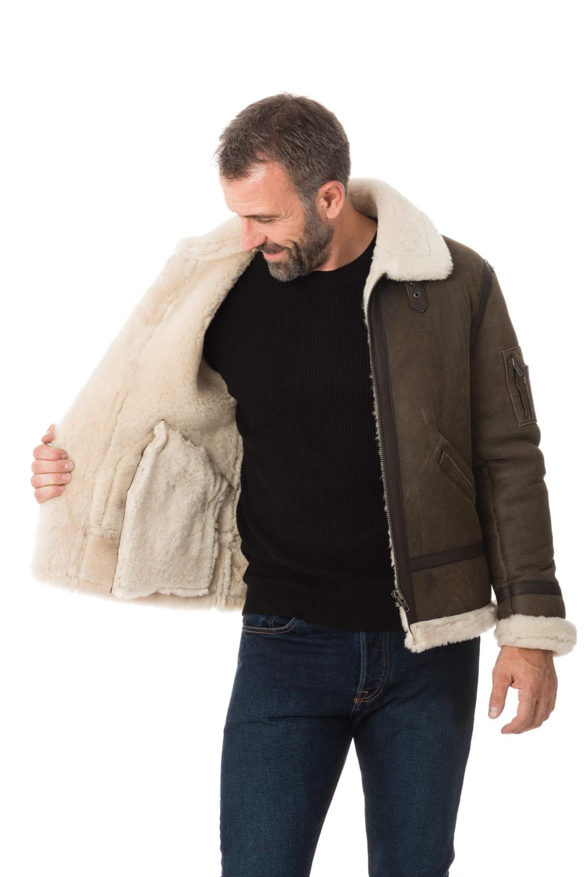 Serge Pariente brown bomber jacket - Image n°7