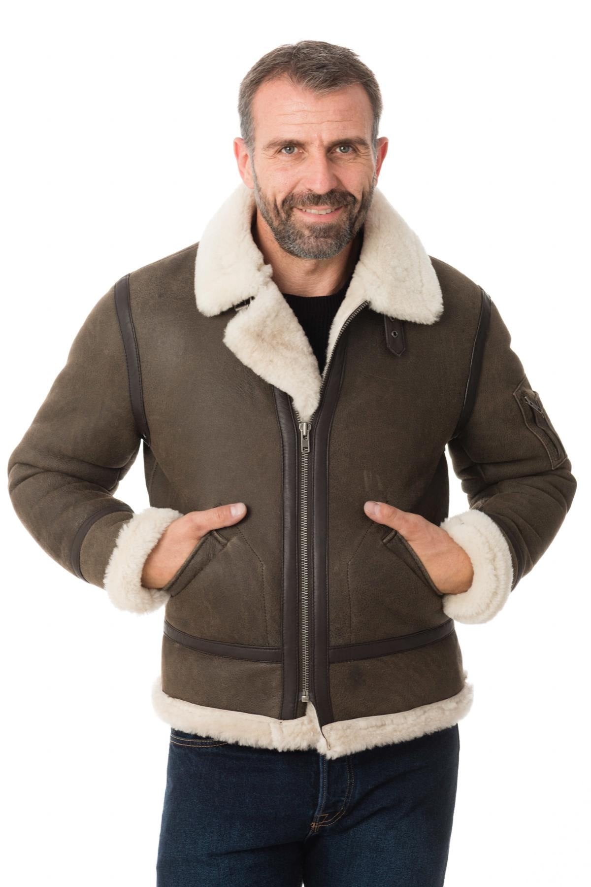 Serge Pariente brown bomber jacket - Image n°5