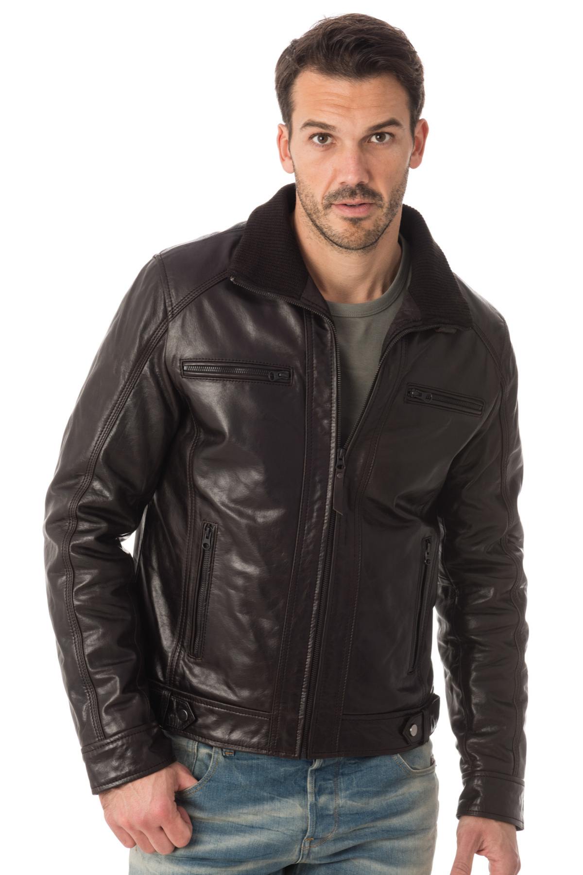 Serge Pariente jacket in brown color - Image n°3