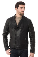  Serge Pariente jacket in black lambskin - Image n°3