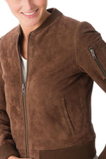 Nubuck-effect leather jacket - Image n°7