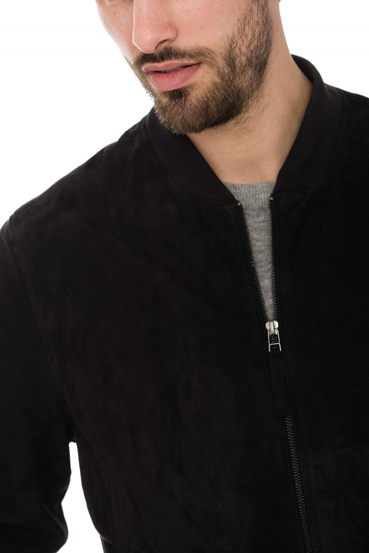Serge Pariente suede jacket - Image n°7