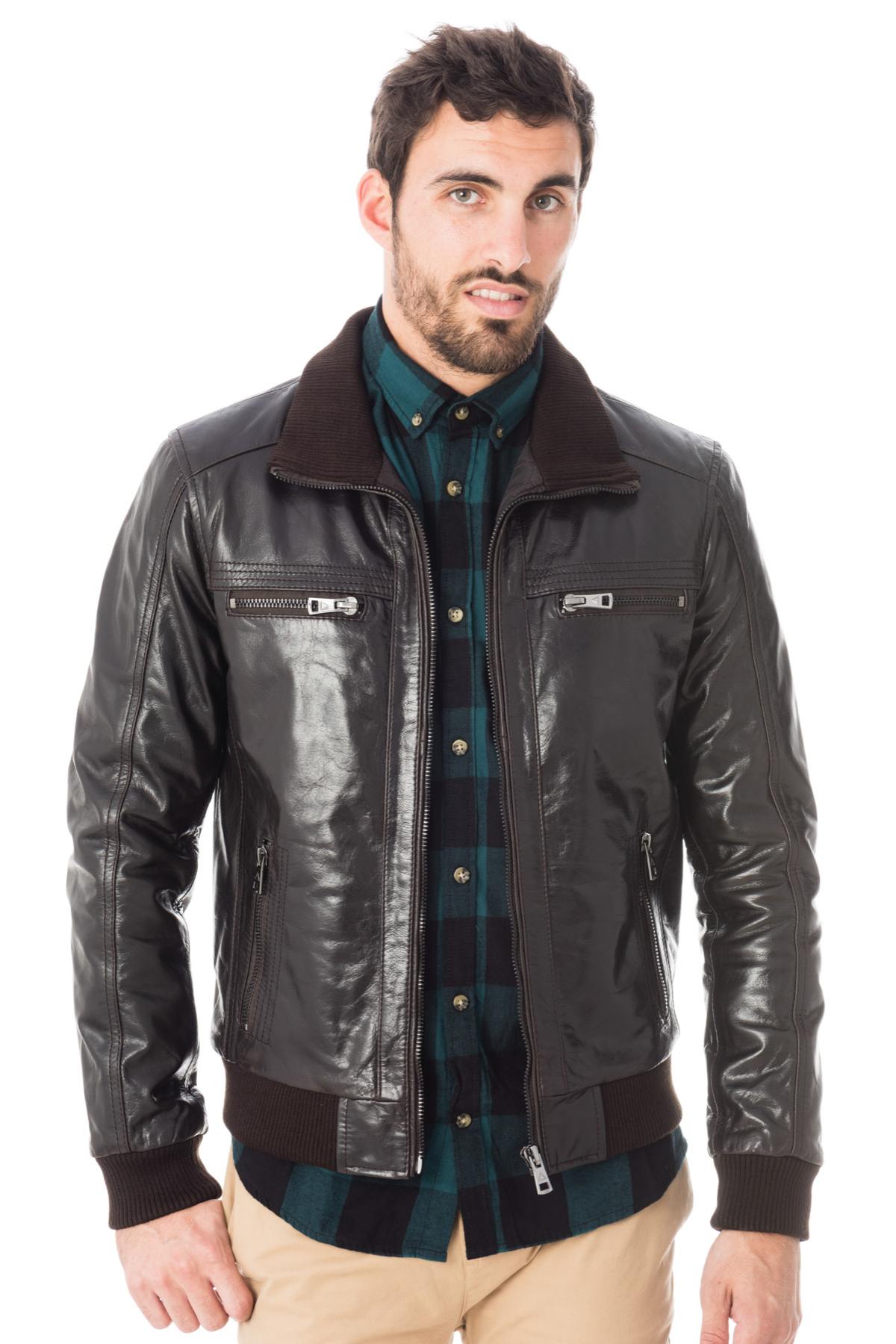 Men's buffalo leather jacket - Image n°3
