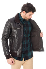 Men's buffalo leather jacket - Image n°4