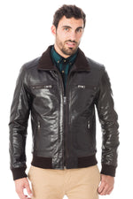 Men's buffalo leather jacket - Image n°1