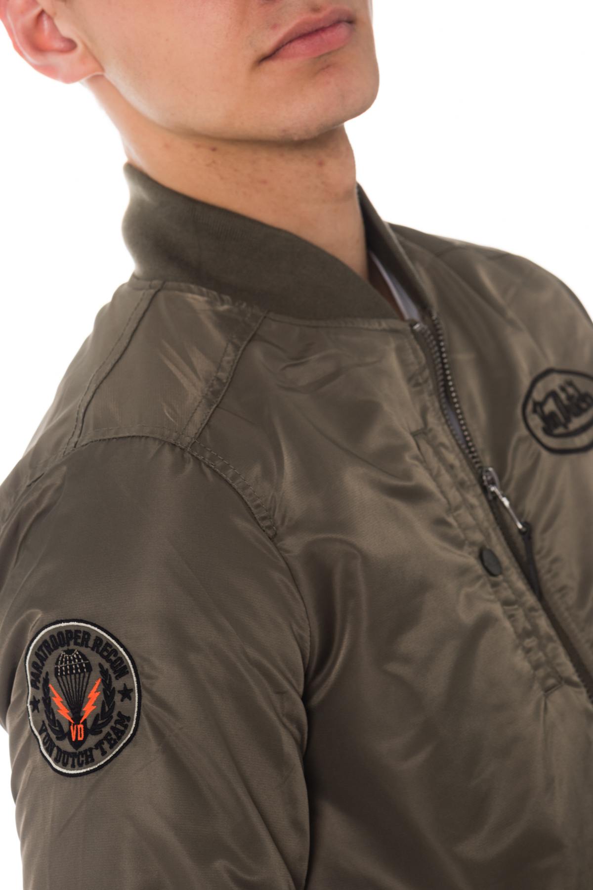 Von Dutch men's khaki bomber jacket - Image n°6