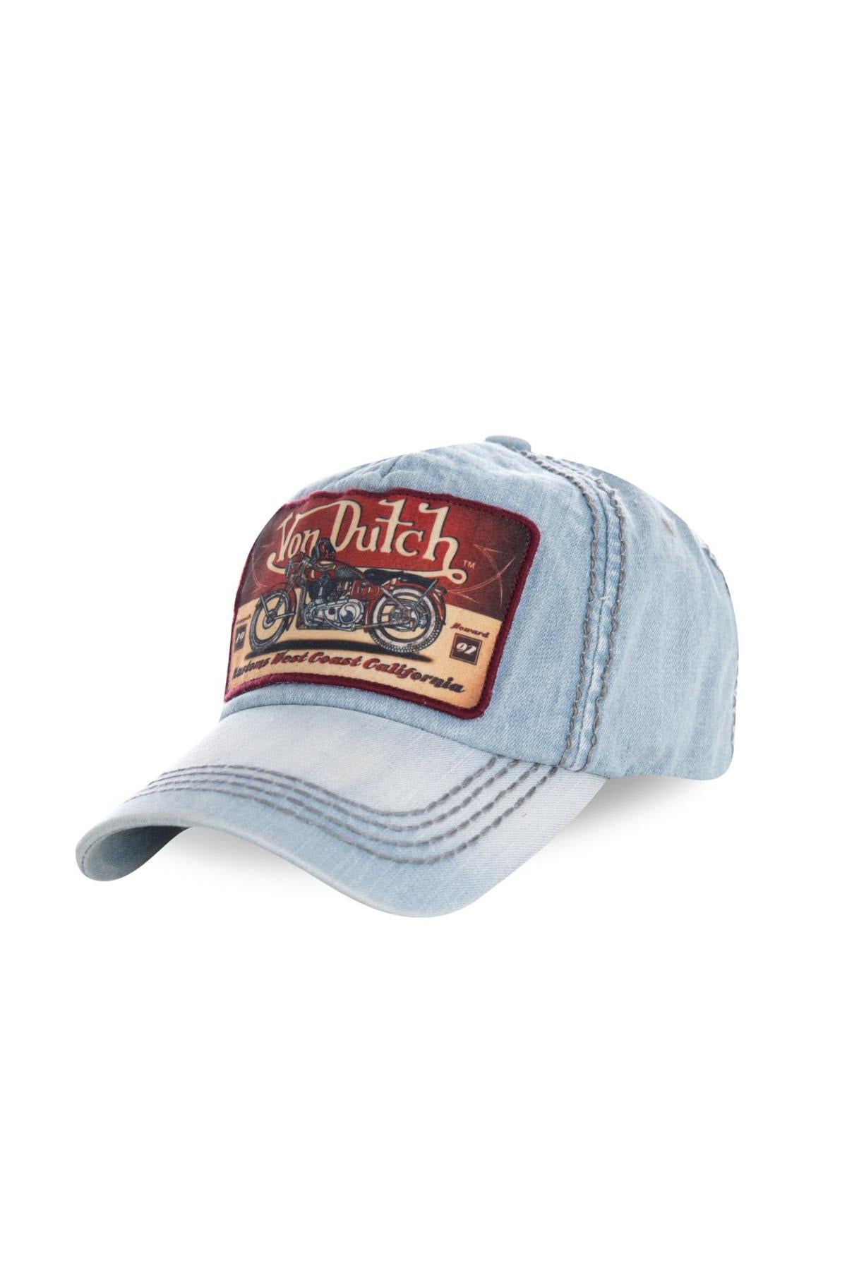 Vont Dutch light denim cap - Image n°1