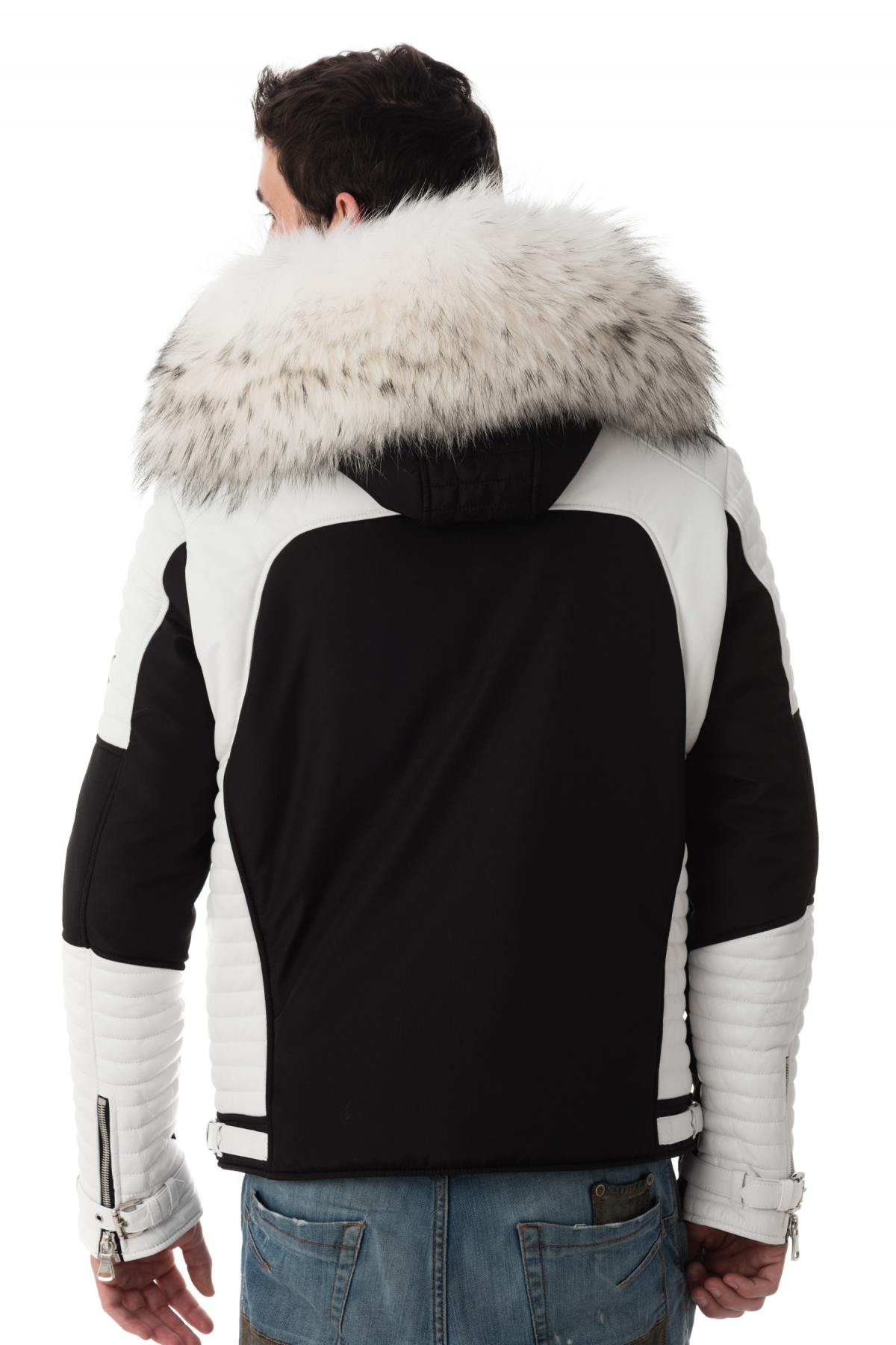 Horspist men's bi-material down jacket - Image n°6