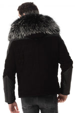 Horspist jacket in silver fur suede - Image n°5