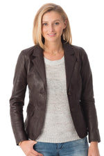 Irina Lamb Women's Jacket Ruby Brown - Image n°3