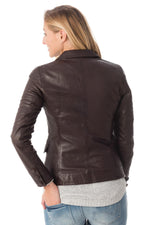 Irina Lamb Women's Jacket Ruby Brown - Image n°4