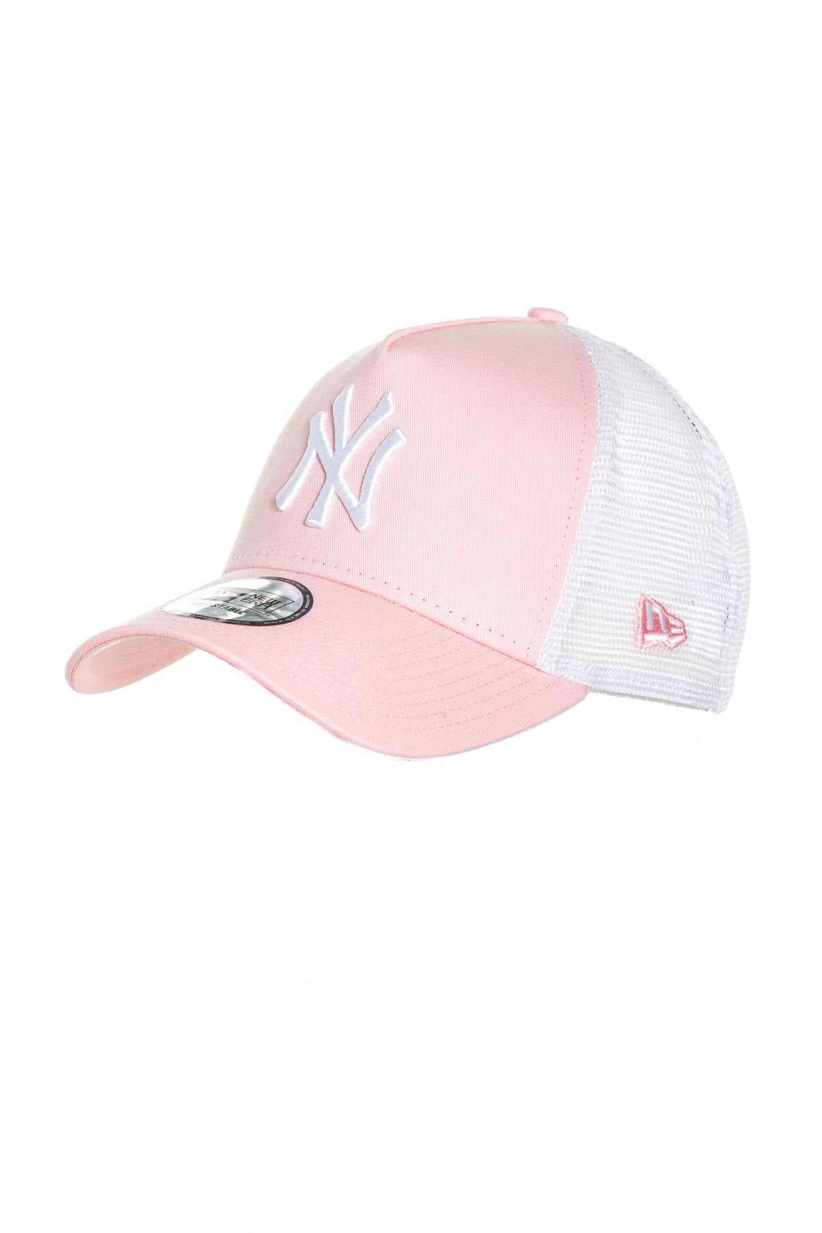 Salmon pink and white New Era cap - Image n°1