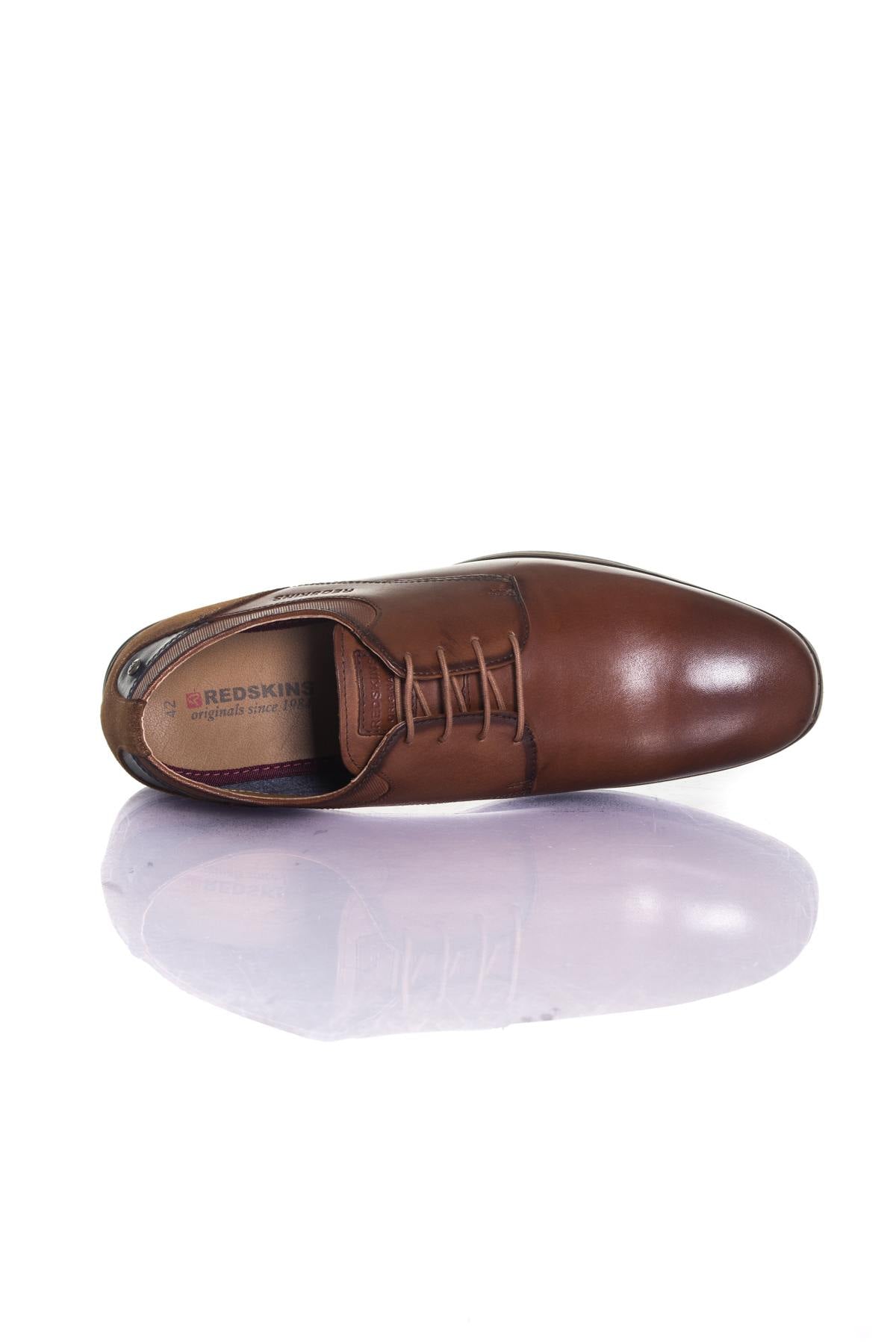 Redskins cognac leather derbies - Image n°3