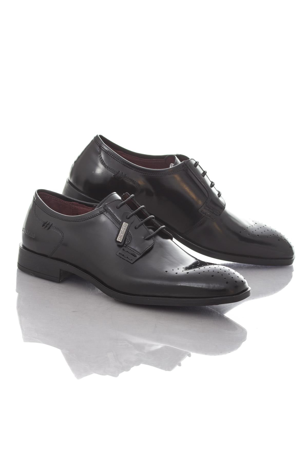 Men's black Redskins dress shoes - Image n°1