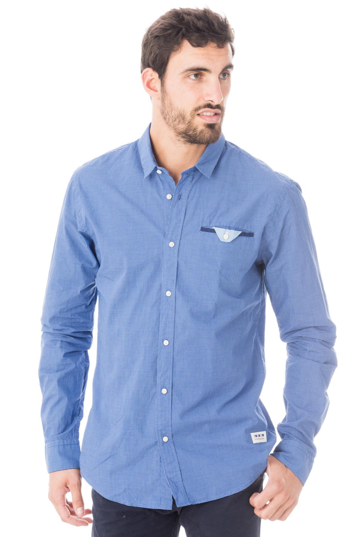 Blue check shirt - Image n°1