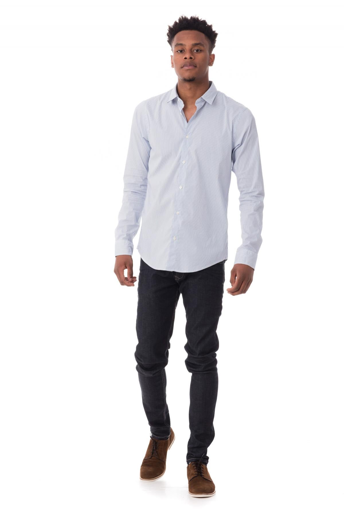 Blue striped shirt - Image n°2