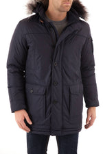 Serge Pariente Blue Down Jacket for Men in nylon - Image n°1