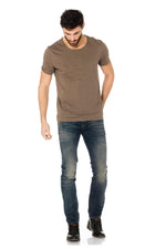 Diesel men's faded blue jeans - Image n°3