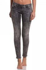 Kaporal Women's Gray Jeans with cotton design - Image n°3