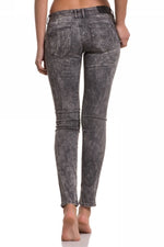 Kaporal Women's Gray Jeans with cotton design - Image n°4