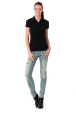 Kaporal women's slim jeans with tears - Image n°2